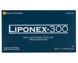 5 Boxes Liponex-300 Inj 300mg 10amp 12ml glutathione and vitamin C free ... - $500.00