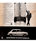 1970 Austin MG America Advertisement Vintage Automobilia Import Cars F15O - €21,53 EUR