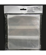 200 Clear Resealable Opp Plastic Bags Wrap For 10.4Mm Standard Cd Jewel ... - £14.33 GBP
