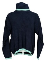 Candace Cameron Bure Turtleneck Sweater w/ Pop Color Trim (Blue, XXXS) A462116 - £14.10 GBP