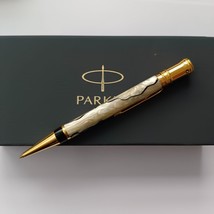 Parker Centennial Duofold Ball Pen- Pearl &amp; Black Made in UK - £332.93 GBP