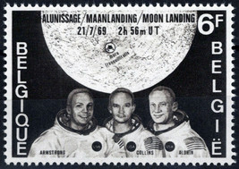 ZAYIX Belgium 726 MNH Space Moon Landing Astronauts 071823S117M - £1.17 GBP