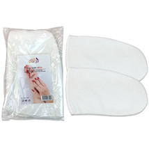 Pana Reusable Thermal Cloth Insulated Mitts For Treatments Therapy Spa - White - £14.36 GBP