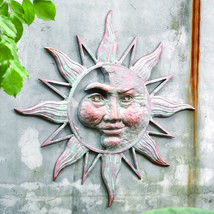 SPI Aluminum Half Face Sun Wall Plaque - £172.51 GBP