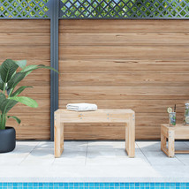 Garden Bench 80x38x45 cm Solid Wood Pine - £41.48 GBP