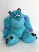 Pixar Disney, Sully, Blue, Monsters,Inc, 12&quot; Plush Toy, Vintage Original, 2000&#39;s - £17.29 GBP