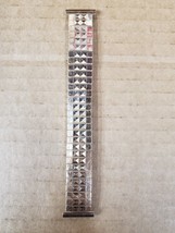 Kreisler Stainless  gold fill Stretch link 1970s Vintage Watch Band Nos W52 - £43.82 GBP