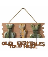 Wild Wings Old Fish Tales Tails Sign Lodge Decor Lake Cabin Indoor Outdoor - £18.15 GBP