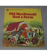 Children&#39;s Classic Tell A Tale Book Old MacDonald Had a Farm - $111.53 MXN