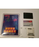 VINTAGE 1993 FRANKLIN WG-15 Handheld WORD GAMES w/ POUCH 10 WORD GAMES--... - £11.69 GBP