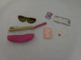 American Girl Doll Travel in Style Accessories  Ticket Bag + Sunglasses - £11.06 GBP