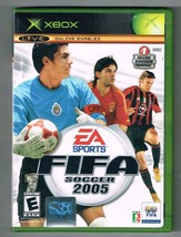 EA Sports Fifa Soccer 2005 video Game Microsoft XBOX Disc &amp; Case - £11.58 GBP