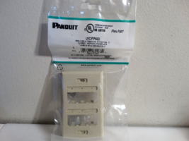 Panduit MINI-COM Classic Series Faceplate, 6-PORT, OFF-WHITE UICFP6EI - £3.95 GBP