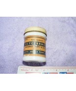 Vintage Sharp Dohne Milk Glass Glycyrrhiza Licorice Root Jar - €34,45 EUR