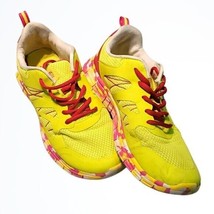 Danskin Now Bright Neon Yellow and Pink Sneakers Size 9.5 - £18.55 GBP