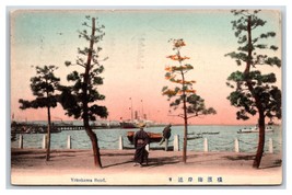 Yokohama Bund Japan H N Cook Belting Co Advertising 1911 DB Postcard V20 - £4.05 GBP