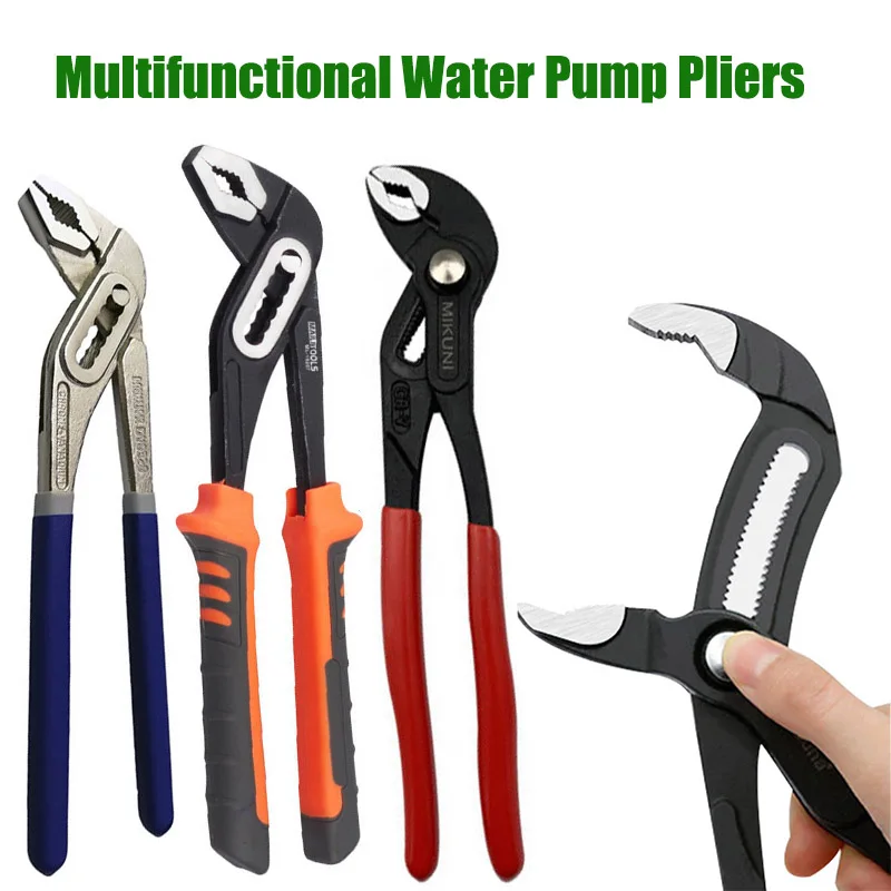 7/8/10/12inch Universal Water Pump Pliers Plumber Plumbing Combination Tool - $17.48+