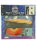 Space Jam A New Legacy Men&#39;s 3 Piece Set - T-Shirt, Loungepant, Socks Si... - $752.48 MXN