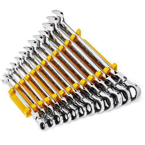 Gearwrench 90-Tooth 12-Point Flex Head Ratcheting Combination Metric Wrench Set - £205.38 GBP