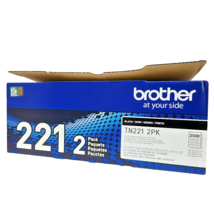Brother Genuine Printer Toner Cartridge 221 (2 Pack) Twin Pack - $74.49
