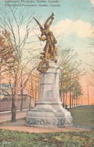 Antique Postcard Canada Monument Montcalm Quebec - £2.85 GBP