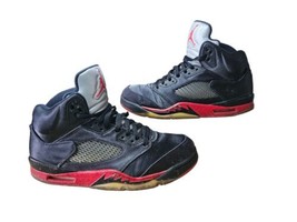 Nike Air Jordan 5 Retro Satin Bred 136027-006 Mens Size 10.5 - £52.52 GBP
