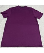 Theory Essential Crew Neck Tee T-Shirt Men Plum Short Sleeve Designer Sz... - $52.11 CAD