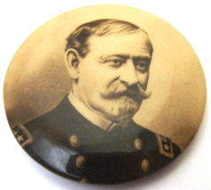 CIVIL WAR BUTTON Union navy Spanish-American War Rear Admiral Winfield Scott Sch - £63.03 GBP