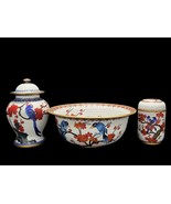 Mid- Century Chinese Cloisonné Three Piece Set Signed - $604.16 CAD