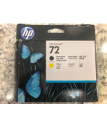 HP Genuine Printhead C9384A 72 Black Yellow NEW in Box Designjet T620 T1... - $67.68