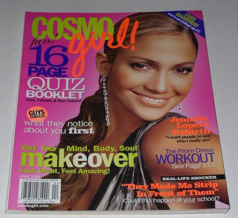 Jennifer Lopez Cosmo Girl! Magazine Vintage 2005 La Vida Lopez - $34.99