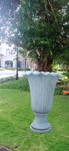 Planter Flower Pot Natural White Stone Garden Ornament Urn Outdoor/Indoo... - £1,633.60 GBP