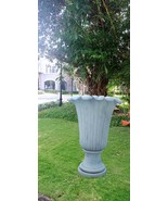 Planter Flower Pot Natural White Stone Garden Ornament Urn Outdoor/Indoo... - £1,613.17 GBP
