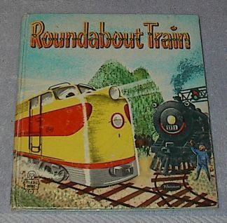 Children's Vintage Tell A Tale Book Roundabout Train - $7.00