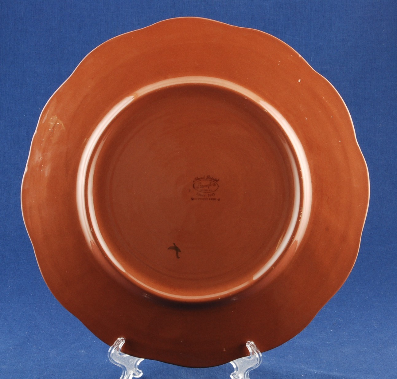 Stangl Sculptured Fruit 12-1/4" Round Serving Platter Pottery Item image 2