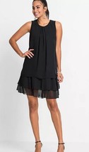BP Chiffon Party Mini Dress in Black (fm26-20) - $18.80