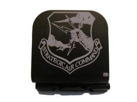 SAC Strategic Air Command Logo Laser Etched Aluminum Hat Clip Brim-it - £9.38 GBP