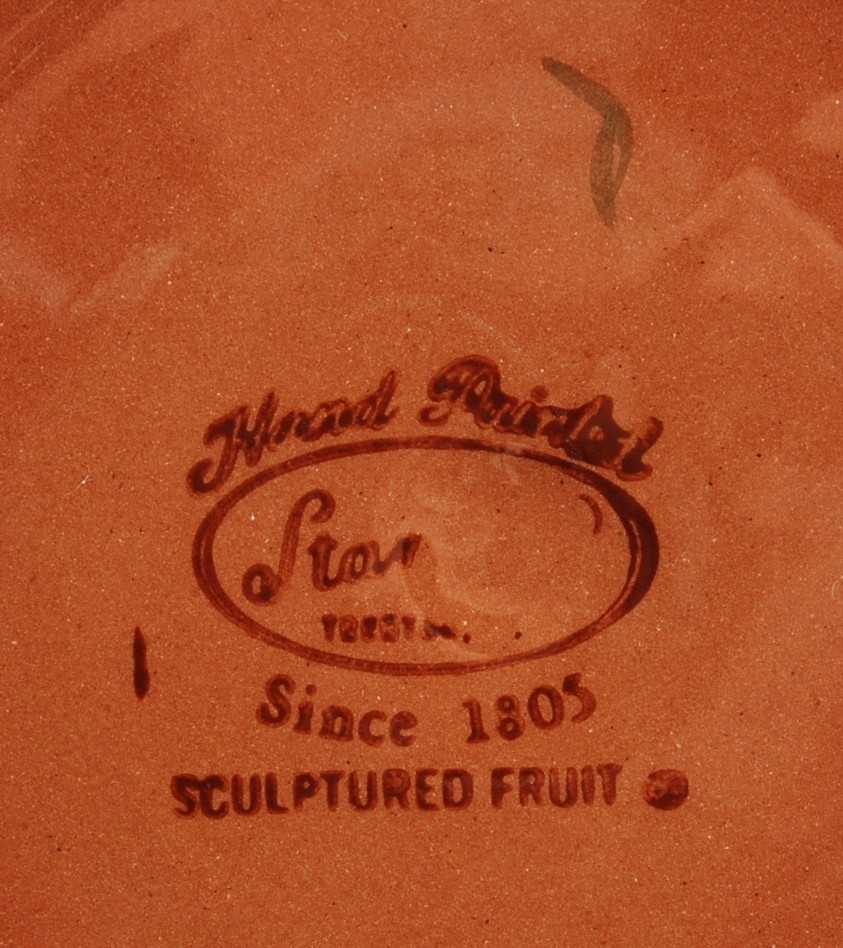 Stangl Sculptured Fruit 6" Bread & Butter Snack Plate Pottery Item image 2