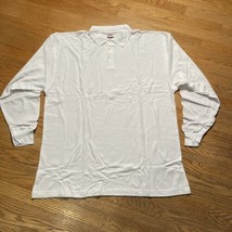White Long Sleeve Polo Sz 3XL All Nations Are One ANAO NWOT - $14.84