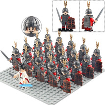 Ancient War Southern Dynasty Soldier Lego Compatible Minifigure Bricks Set 21Pcs - £26.37 GBP
