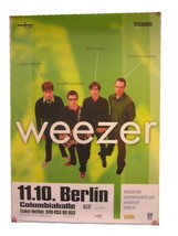 Weezer Poster Concert Berlin Band Shot Green - $134.46