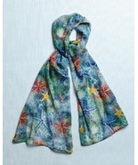Smithsonian Sea Life Scarf 67&quot; Long - $657.51 MXN