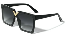 Dweebzilla Oversized Semi Rimless Square Retro Sport Luxury Aviator Sunglasses ( - £9.34 GBP+