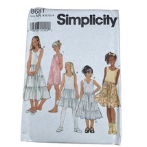 Simplicity Sewing Pattern 8681 Slip Camisole Girls Size 8-14 - $8.99