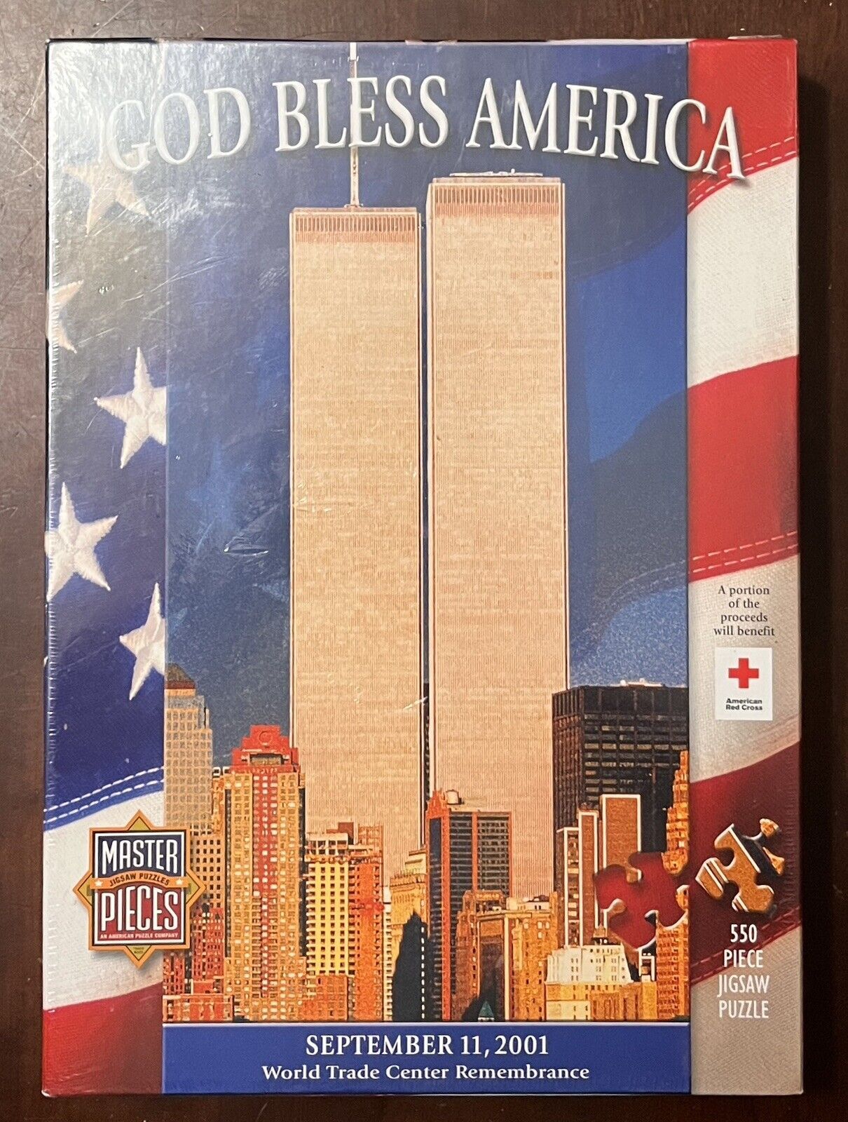 God bless America September 11, 2001 World Trade Center Jigsaw Puzzle 9/11 New - £12.59 GBP