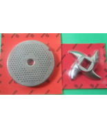 *ITALY*  #12 x 2mm ULTRA SMALL grind holes plate AND KNIFE Meat Grinder - $33.11