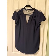  Daniel Rainn Womens Top Size Medium Navy &amp; Gray - $15.83