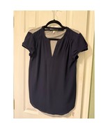  Daniel Rainn Womens Top Size Medium Navy &amp; Gray - €13,55 EUR