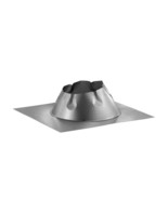 DuraVent DuraPlus 6 in. D Galvanized Steel Adjustable Fireplace Roof Fla... - $83.57