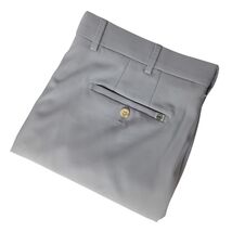 Peter Millar Crown Sport Durham Performance Pants Gale Gray 36 Chino Gol... - $39.50